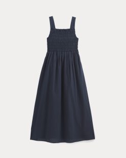 Alternative view of The Gauze Smock Dress | Navy