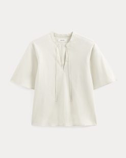 Alternative view of The Gauze Tie-Front Shirt | Birch