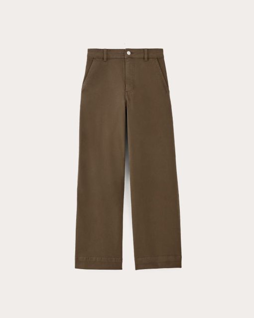 Alternative view of The Utility Wide-Leg Pant | Cocoa