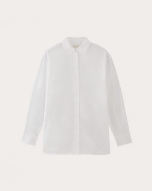 Alternative view of The Supima® Cotton Boyfriend Shirt | White