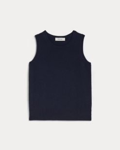 Alternative view of The Classic Tank in Cashmere | Navy