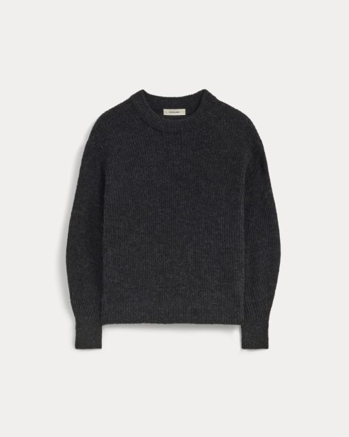 Alternative view of The Cocoon Crew in Alpaca | Heathered Black