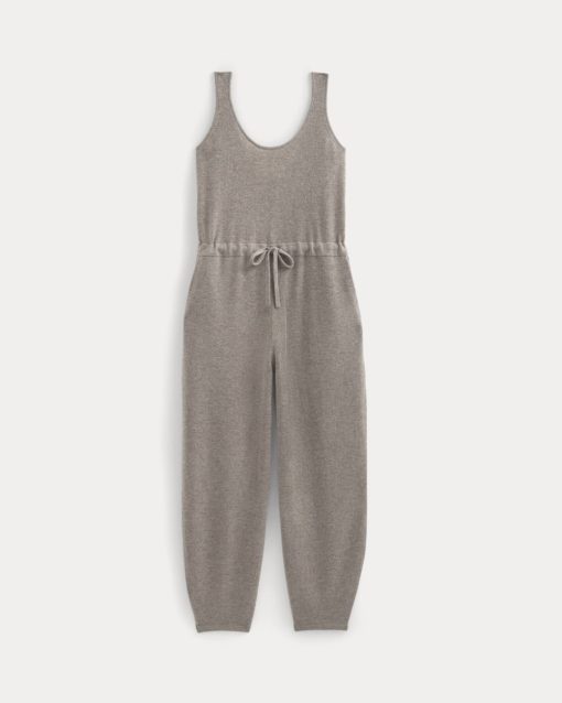 Alternative view of Cashmere Lounge Jumpsuit | Oatmeal