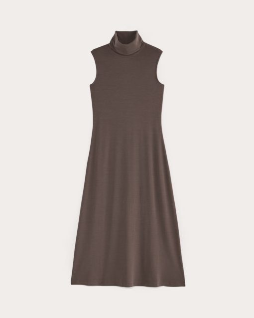 Alternative view of The Madison Dress in Butterknit | Espresso