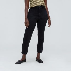 Alternative view of The Cheeky Hourglass Jean | Coal | 26.5 Inseam