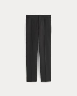 Alternative view of Slim Trouser in Ponte | Black