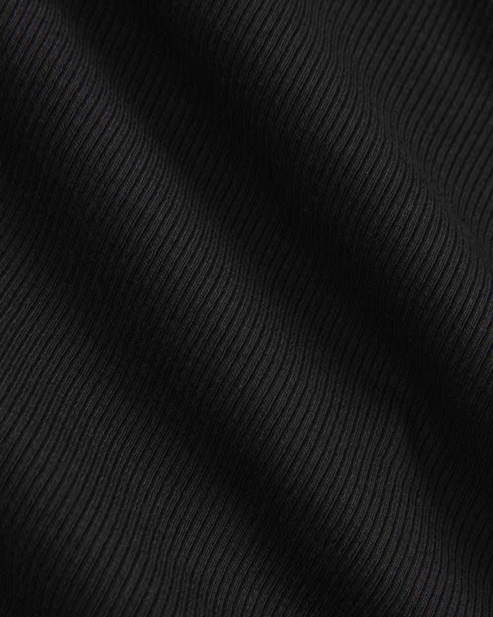 Luxe Rib V-Neck Henley | Black - Image 6
