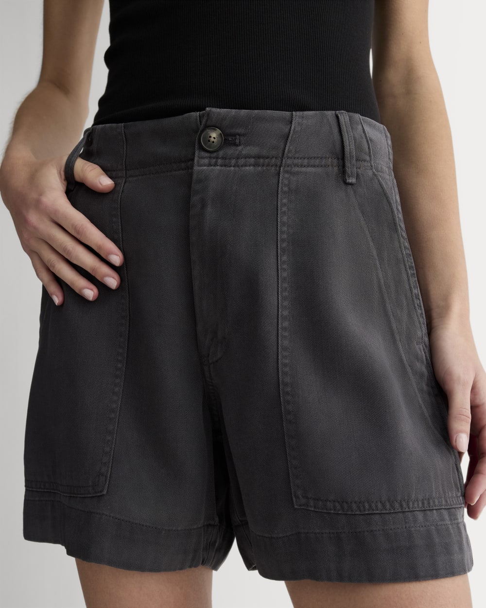 The Utility Short in Buttersoft | Graphite - Image 4