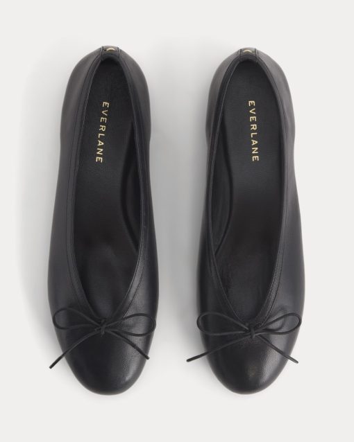 Alternative view of Made in Italy Ballet Flat | Black Leather