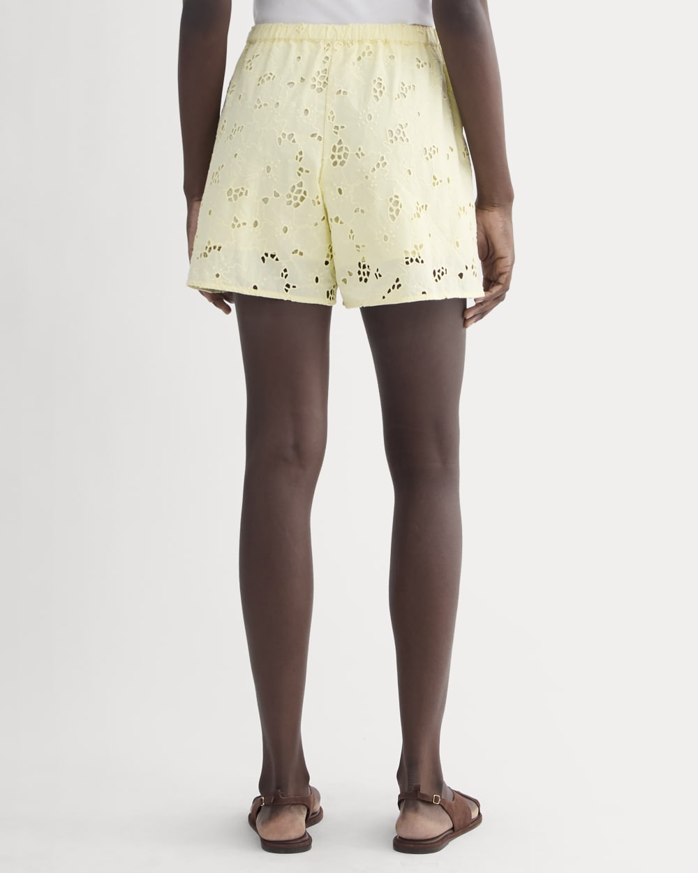 The Eyelet Pull-On Short | Light Yellow - Image 5