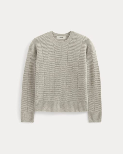 Alternative view of Cashmere Herringbone Sweater | Canvas