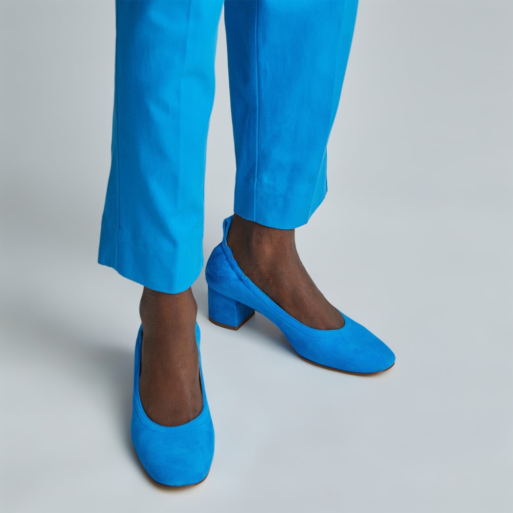 The Day Heel in Narrow Fit | Brilliant Blue Suede - Image 3