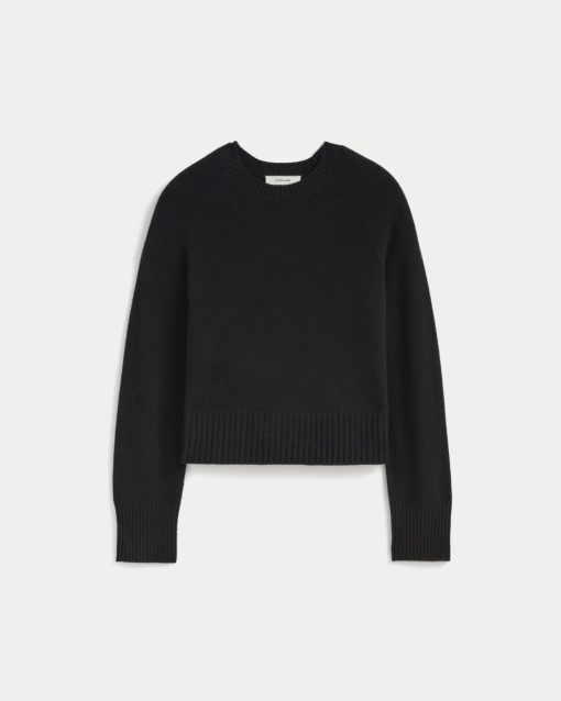 Alternative view of The Boxy Crew in Cashmere | Black