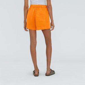 Alternative view of The Linen Boxer Short | Turmeric