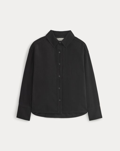 Alternative view of Boxy Shirt in Buttersoft | Black