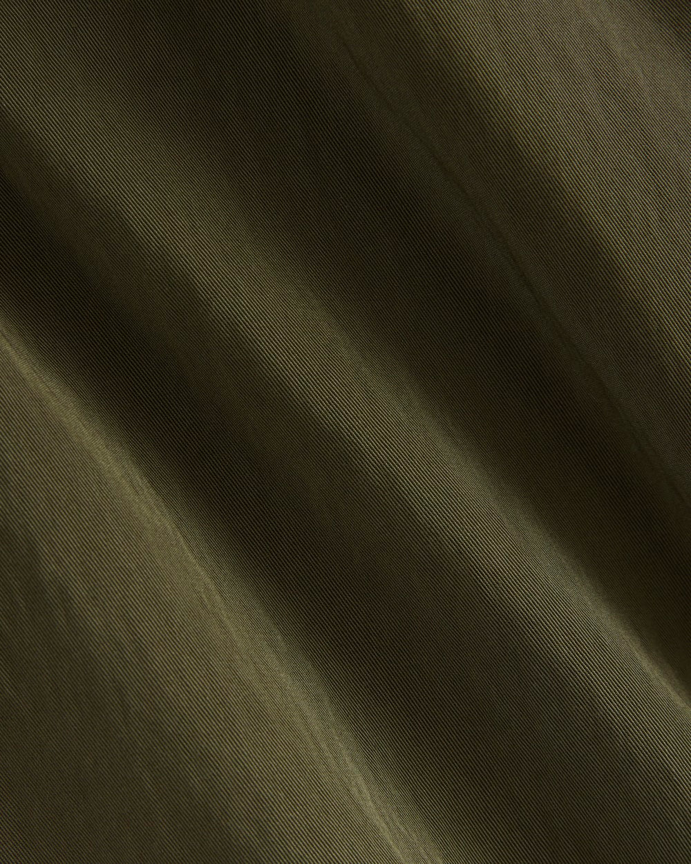 Drapey Twill Trench | Olive Night - Image 6
