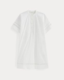 Alternative view of The Lace Trim Popover Dress | White