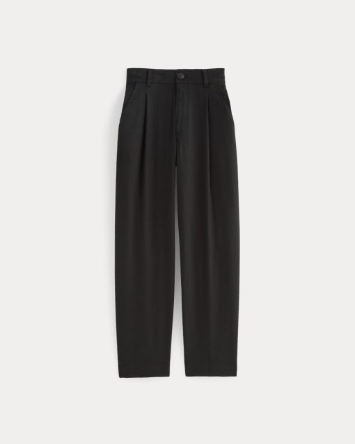 Alternative view of The Everywhere Pant in Stretch Linen | Black