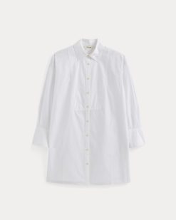 Alternative view of The Mini Shirtdress in Ultrasoft Cotton | White