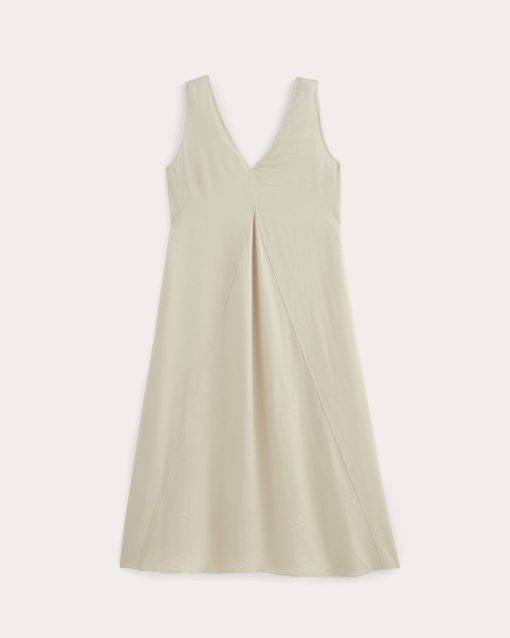 Alternative view of The V-Neck Dress in SoftLuxe | Sandshell