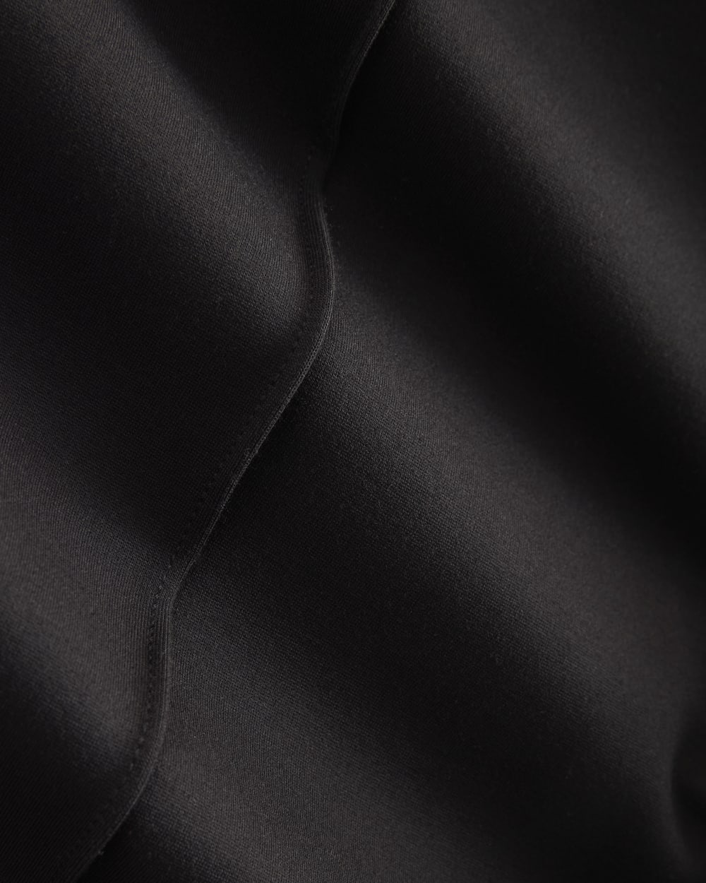 Ponte Wide-Leg Trouser | Black - Image 8