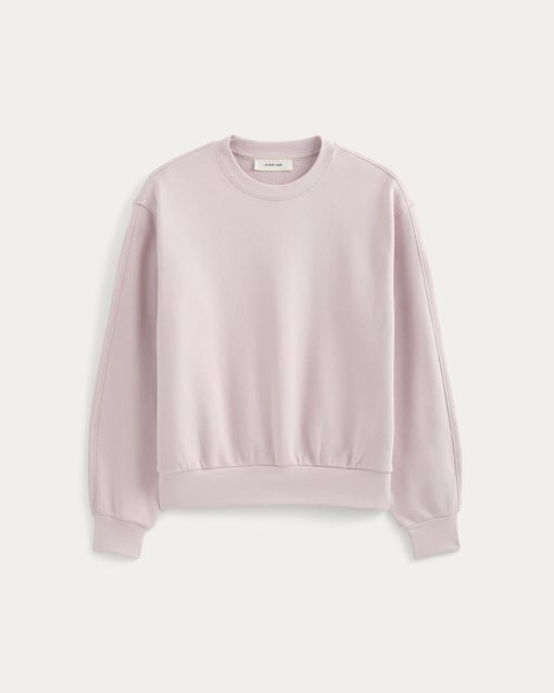 Alternative view of Lightweight Terry Blouson Crew | Burnished Lilac
