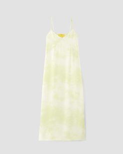 Alternative view of The Everlane x Marques' Almeida Satin Tie-Dye Dress | Seafoam Tie-Dye