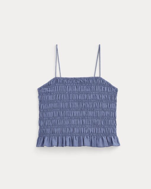 Alternative view of The Smocked Tank | Blue Dusk