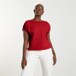 Alternative view of The Drawstring Tunic | Goji Berry