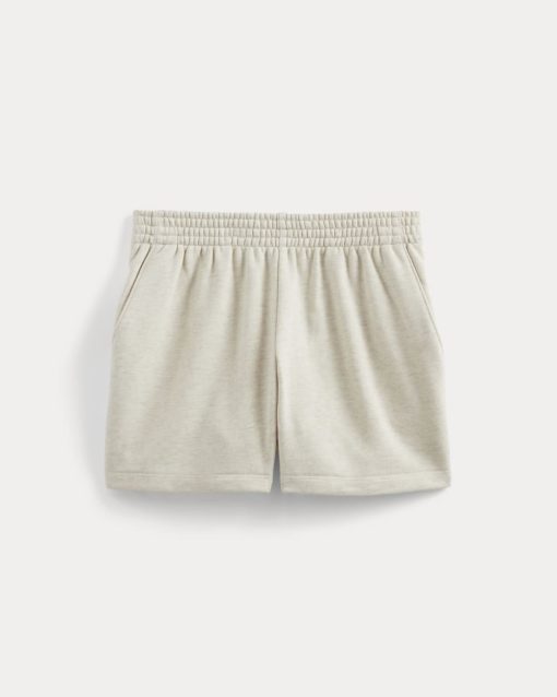 Alternative view of The Off Duty French Terry Short | Heathered Oat