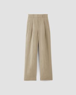 Alternative view of The Linen Way-High® Drape Pant  | Trench Coat Khaki