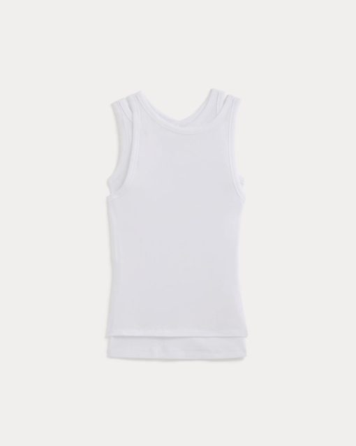 Alternative view of Tissue Layered Tank | White