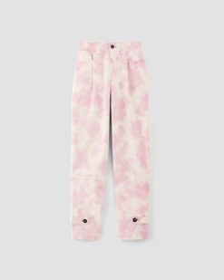 Alternative view of The Everlane x Marques' Almeida Canvas Oversized Barrel Pant | Pink Tie-Dye