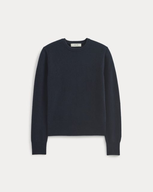 Alternative view of Cashmere Slim Crew Sweater | Navy