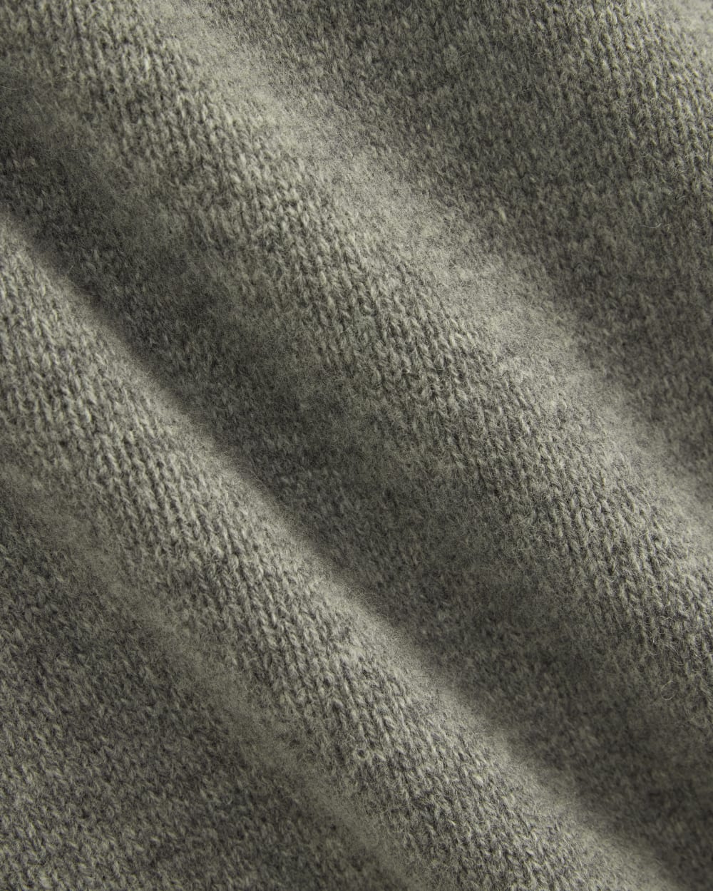 Sweater Mini Dress in Luxe Merino | Heathered Mid-Grey - Image 5