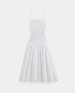 Alternative view of The Gauze Open-Back Dress | White