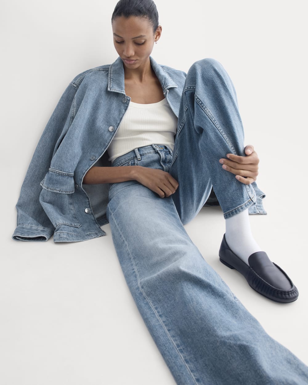 The Column Jean | Vintage Light Indigo | 31 Inseam - Image 7