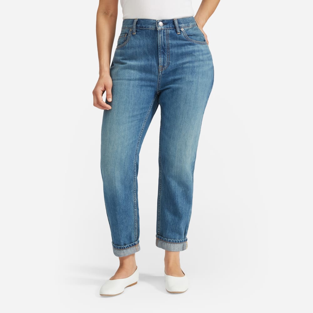 The Super-Soft Relaxed Jean | Mid Blue - Image 4