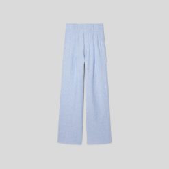 Alternative view of The Linen Way-High® Drape Pant  | Light Blue