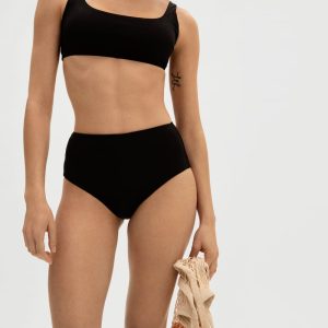 Alternative view of The High-Rise Hipster Bottom | Black