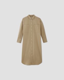 Alternative view of The Midi Cotton Shirt Dress | Cornstalk
