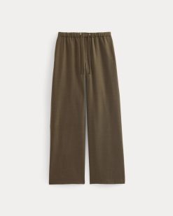 Alternative view of The Pull-On Trouser in Tailor Twill | Heathered Cocoa