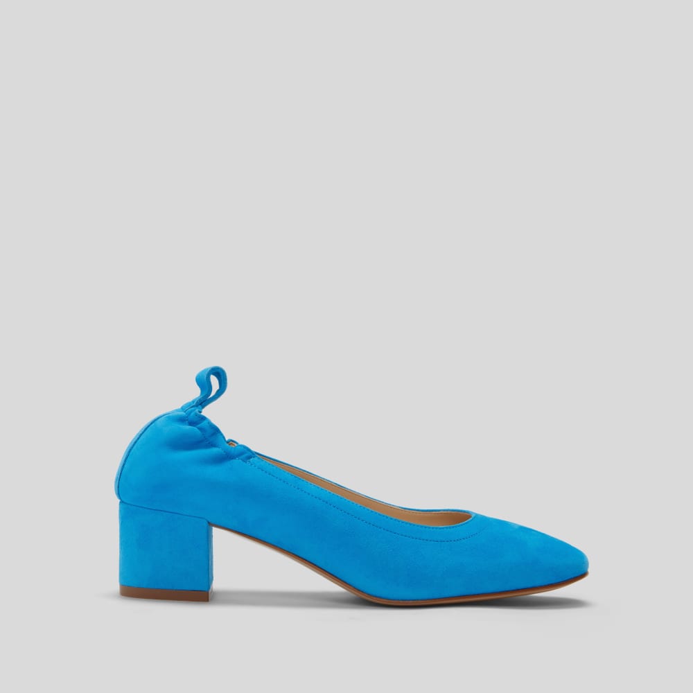 The Day Heel in Narrow Fit | Brilliant Blue Suede - Image 2