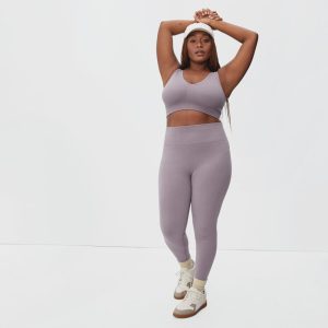 Alternative view of The Seamless Legging | Dusty Lavender