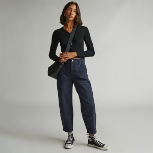 The Utility Barrel Pant |  Navy  | Regular