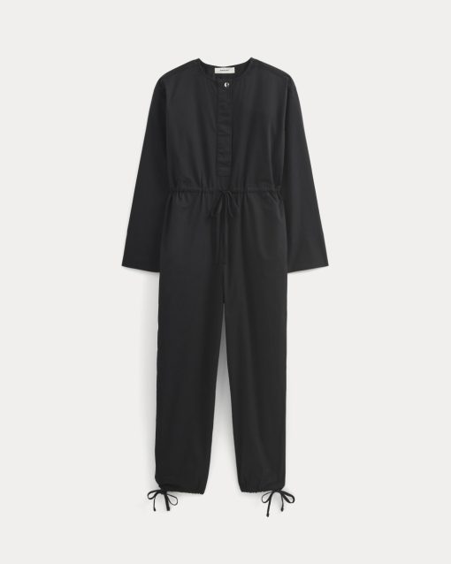 Alternative view of The Utility Drawstring Jumpsuit | Black
