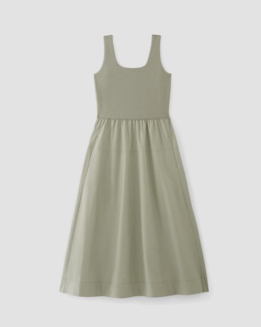Alternative view of The Supima® Jersey Riviera Dress | Sage Green