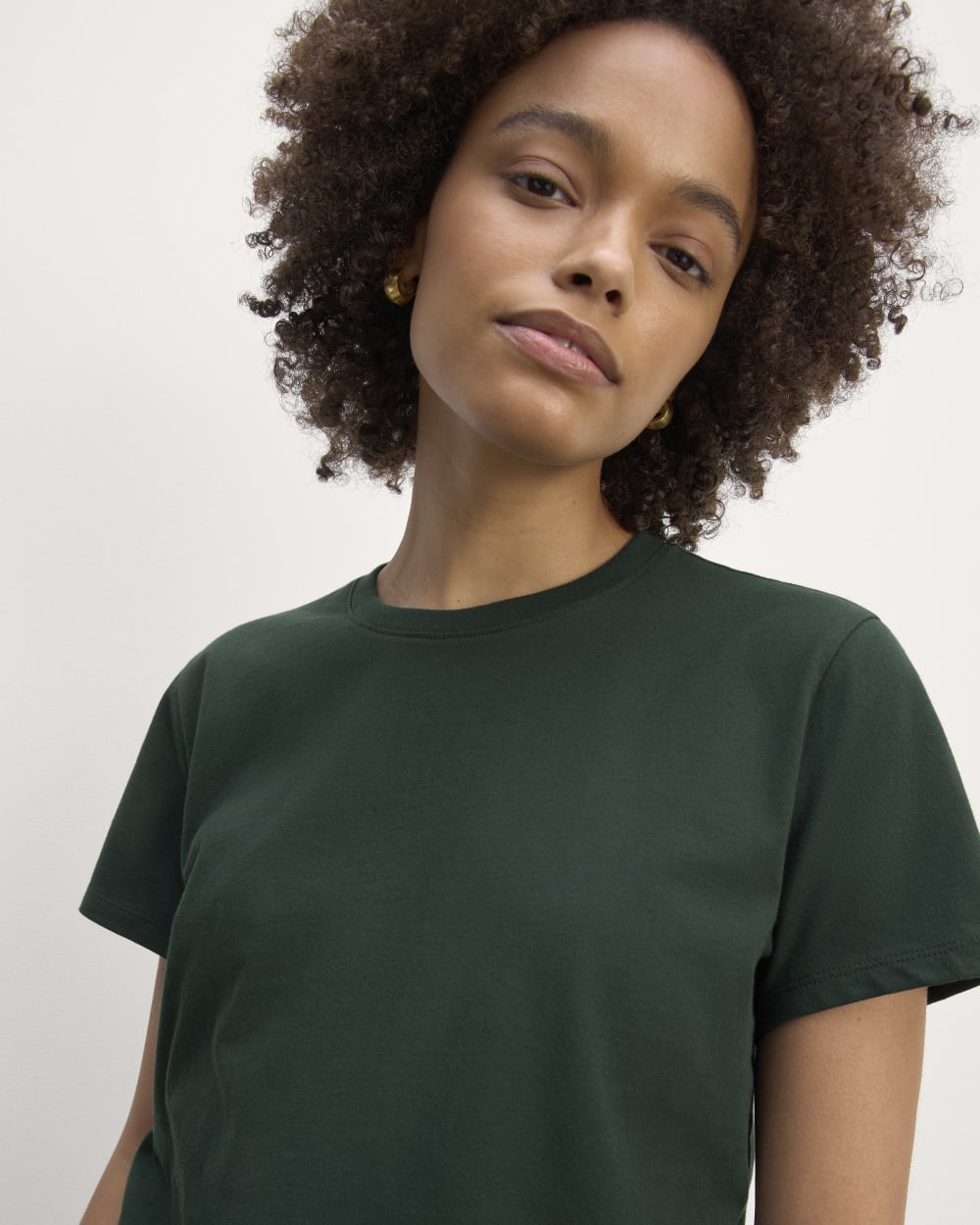 The Box-Cut Tee in Essential Cotton | Scarab | No Pocket - Image 3