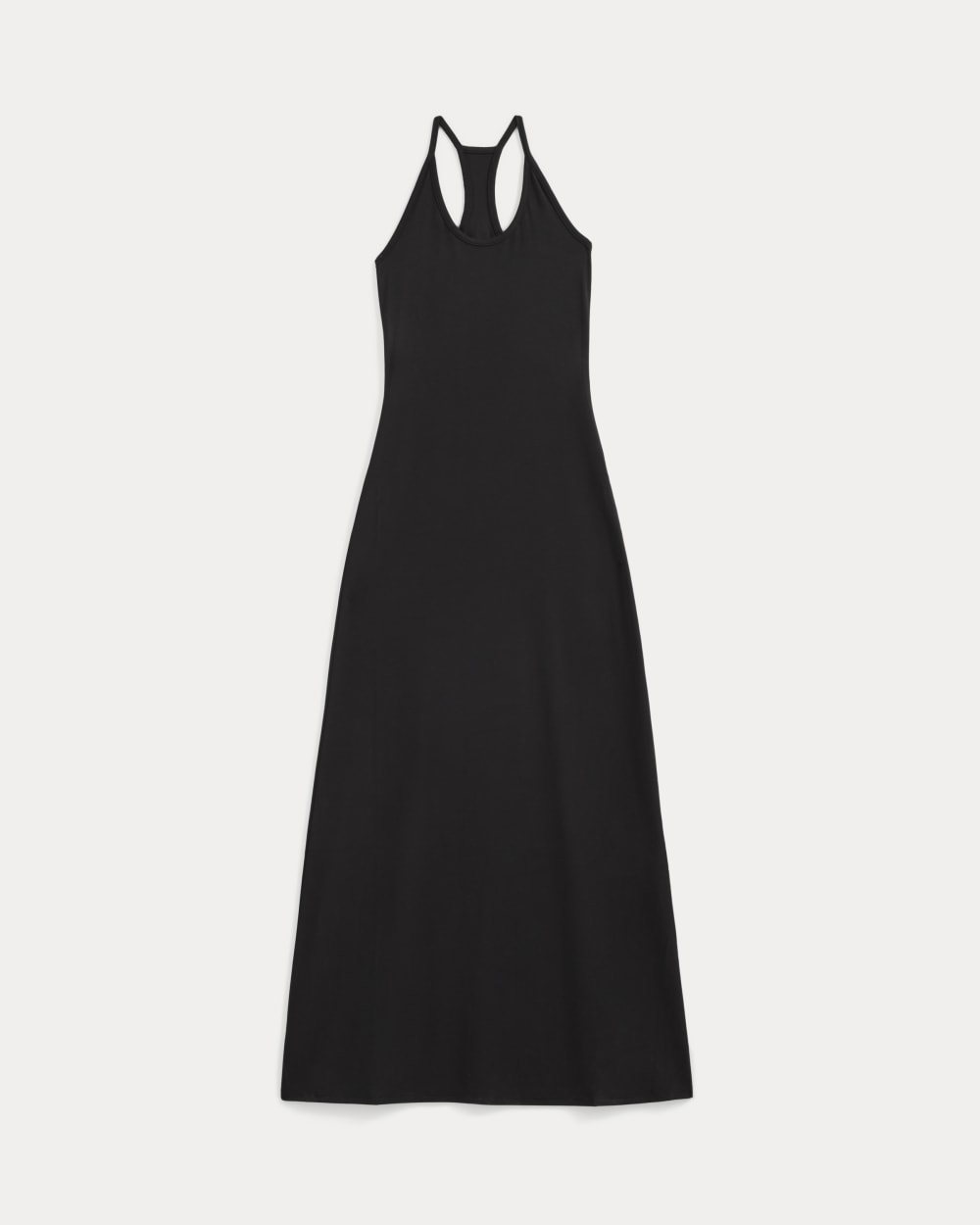 Racerback Maxi Knit Dress | Black - Image 2