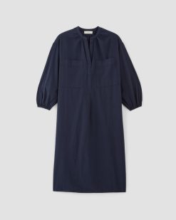 Alternative view of The Gauze Caftan Dress | Navy